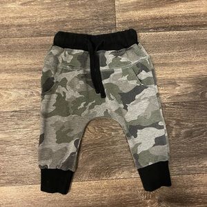 Little Bipsy Camo joggers 3-6 months